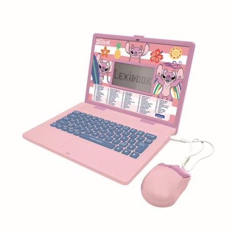 Ordinateur portable éducatif bilingue disney stitch (fr/en) ROSE 1 - vertbaudet enfant 