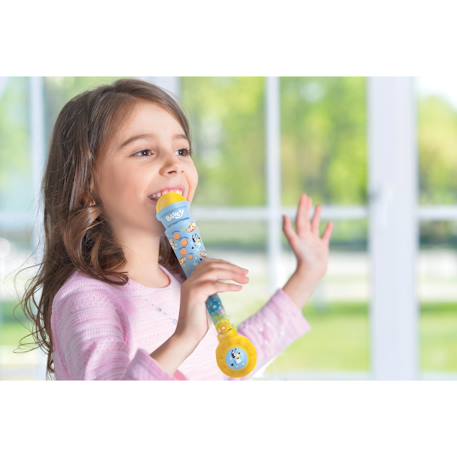 Microphone bluey avec tube lumineux, enceinte (entrée auxiliaire), mélodies et effets sonores BLEU 4 - vertbaudet enfant 