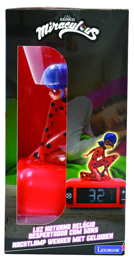 Radio réveil personnage lumineux miraculous ROUGE 5 - vertbaudet enfant 