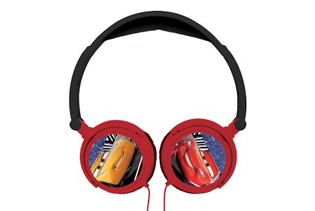 Casque stéréo filaire pliable avec limitation de volume d'écoute disney cars ROUGE 1 - vertbaudet enfant 