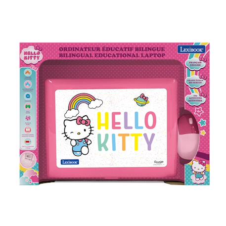Ordinateur portable éducatif bilingue hello kitty (fr/en) ROSE 3 - vertbaudet enfant 