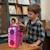 Enceinte bluetooth lumineuse rose avec micro Blanc 6 - vertbaudet enfant 