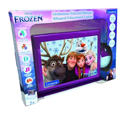 Ordinateur portable  6.7” éducatif bilingue la Reine des neiges (fr/en), 170 Activités, Grand écran BLEU 3 - vertbaudet enfant 