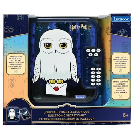 Journal intime électronique avec coffre-fort hedwige Harry Potter BLEU 5 - vertbaudet enfant 