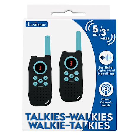Talkie-walkies digitaux portée 5km Noir 5 - vertbaudet enfant 