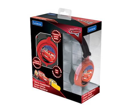 Casque stéréo filaire pliable avec limitation de volume d'écoute disney cars ROUGE 4 - vertbaudet enfant 