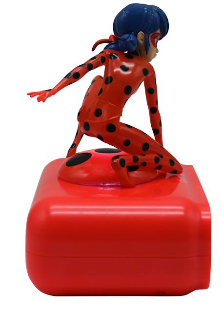 Radio réveil personnage lumineux miraculous ROUGE 4 - vertbaudet enfant 