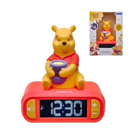 Réveil digital avec veilleuse winnie et effets sonores ROUGE 1 - vertbaudet enfant 