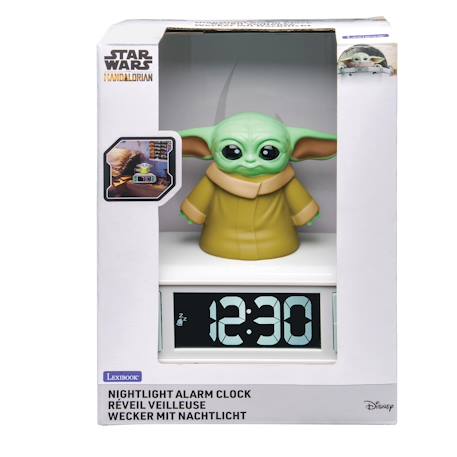 Reveil veilleuse Grogu 3D Star Wars Gris 5 - vertbaudet enfant 