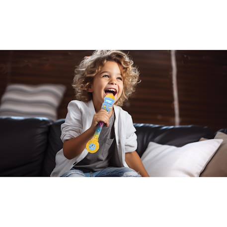 Microphone bluey avec tube lumineux, enceinte (entrée auxiliaire), mélodies et effets sonores BLEU 3 - vertbaudet enfant 