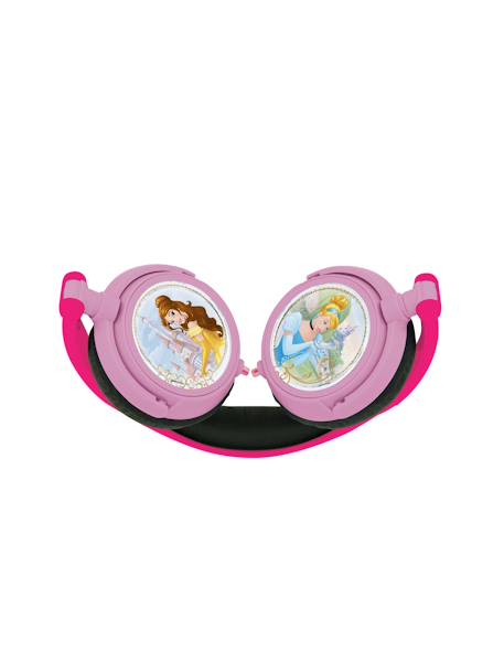 Casque stéréo filaire pliable avec limitation de volume d'écoute disney princesses ROSE 2 - vertbaudet enfant 