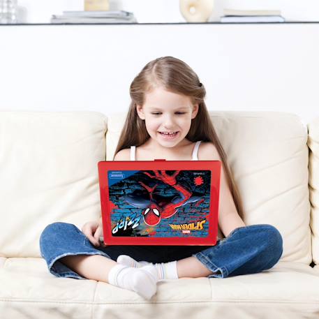 Ordinateur éducatif bilingue avec 164 activités au design spiderman (en/fr) ROUGE 6 - vertbaudet enfant 