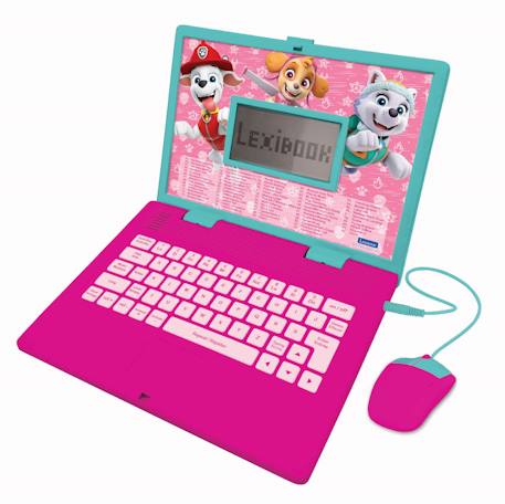 Ordinateur portable éducatif bilingue la pat patrouille girly (fr/en) ROSE 1 - vertbaudet enfant 