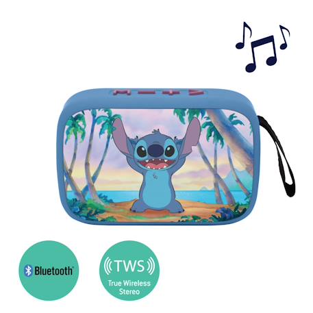 Enceinte bluetooth portable Stitch - sans-Fil, USB-C, Batterie rechargeable BLEU 3 - vertbaudet enfant 