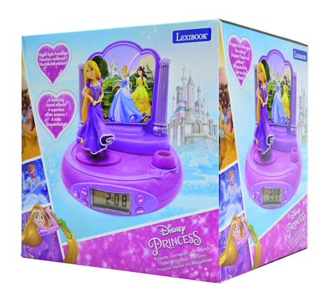 Réveil projecteur disney princesse raiponce en 3d ROSE 4 - vertbaudet enfant 