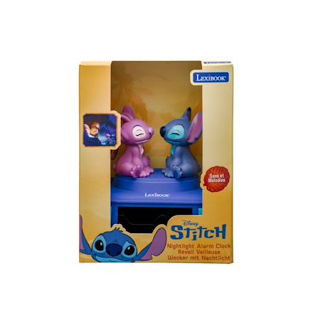 Réveil - veilleuse stitch & angel avec effets sonores BLEU 5 - vertbaudet enfant 