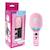 Karaoke microphone bluetooth/sans fil barbie avec effets sonores et lumineux ROSE 1 - vertbaudet enfant 