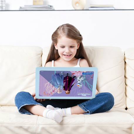 Ordinateur éducatif couleur bilingue reine des neiges (fr/en) 124 Activités pour Apprendre BLEU 6 - vertbaudet enfant 