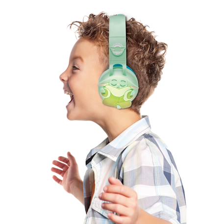 Casque lumineux pliable bluetooth® et filaire avec un design 3d de l’univers star wars avec limitation du volume BLEU 4 - vertbaudet enfant 