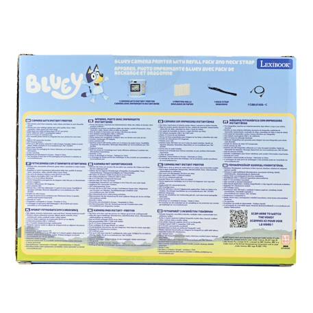 Starcam® Pack caméra avec imprimante bluey, carte sd, 4 rouleaux papier BLEU 5 - vertbaudet enfant 