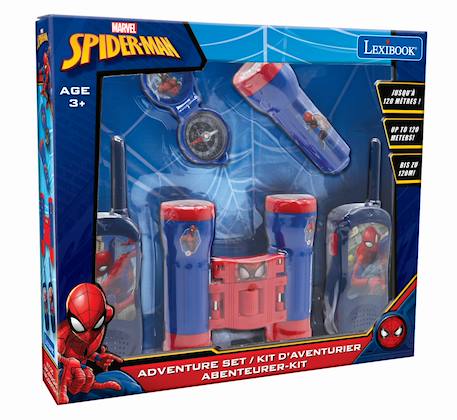 Kit d’aventurier complet Spiderman, Talkies-Walkies 120m, Lampe-Torche, Boussole et Jumelles BLEU 4 - vertbaudet enfant 