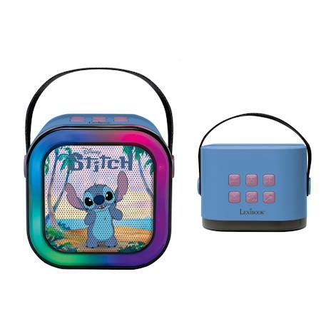Enceinte karaoké portable stitch avec un microphone sans fil BLEU 2 - vertbaudet enfant 