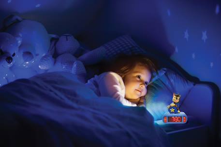 Réveil - veilleuse Chase Pat Patrouille avec effets sonores BLEU 6 - vertbaudet enfant 