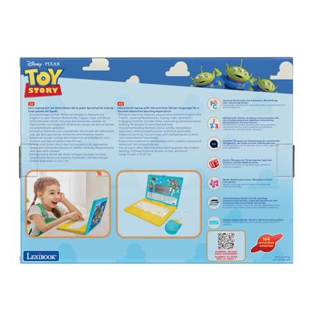 Ordinateur éducatif bilingue toy story avec 164 activités (en/de) BLEU 3 - vertbaudet enfant 