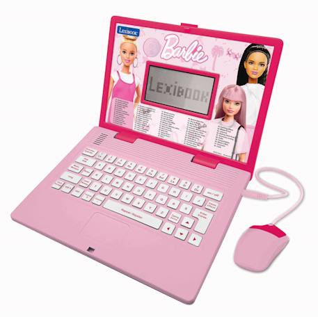 Ordinateur portable éducatif bilingue barbie (fr/en) ROSE 1 - vertbaudet enfant 