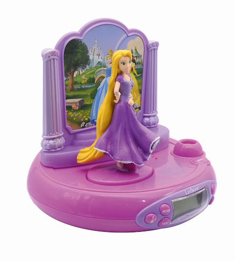 Réveil projecteur disney princesse raiponce en 3d ROSE 2 - vertbaudet enfant 