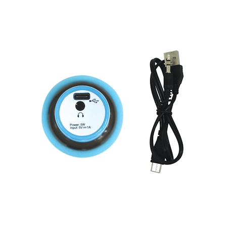 Karaoke microphone bluetooth/sans fil la reine des neiges avec effets sonores et lumineux BLEU 5 - vertbaudet enfant 