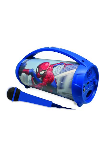 Enceinte bluetooth lumineuse avec micro spider-man BLEU 2 - vertbaudet enfant 