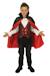 Déguisement enfant garçon vampire gilet, chemise et cape Noir, rouge 1 - vertbaudet enfant 