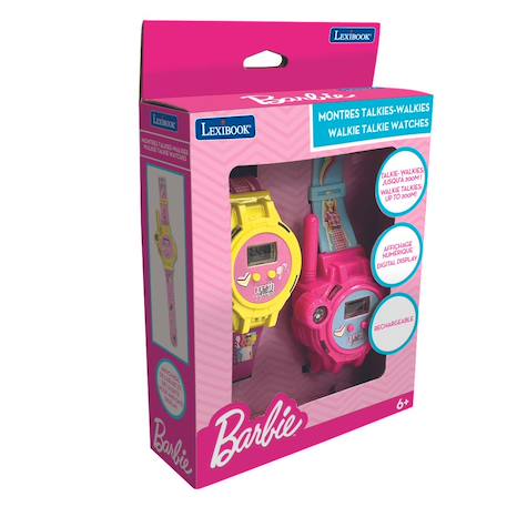 Montre digitale talkie-walkie barbie portée 200 m ROSE 6 - vertbaudet enfant 
