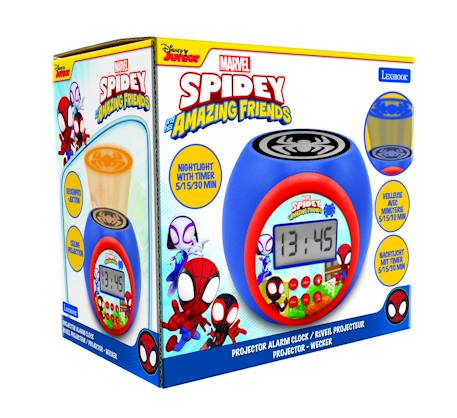 Réveil projecteur spidey and his amazing friends BLEU 5 - vertbaudet enfant 