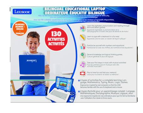 Ordinateur éducatif couleur bilingue français et anglais BLEU 5 - vertbaudet enfant 