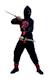 Déguisement enfant ninja Noir, or+Noir, rouge 3 - vertbaudet enfant 