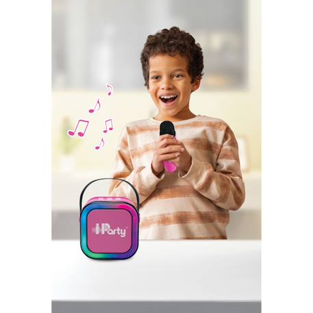 Enceinte karaoké portable avec 2 microphones sans fil ROSE 3 - vertbaudet enfant 
