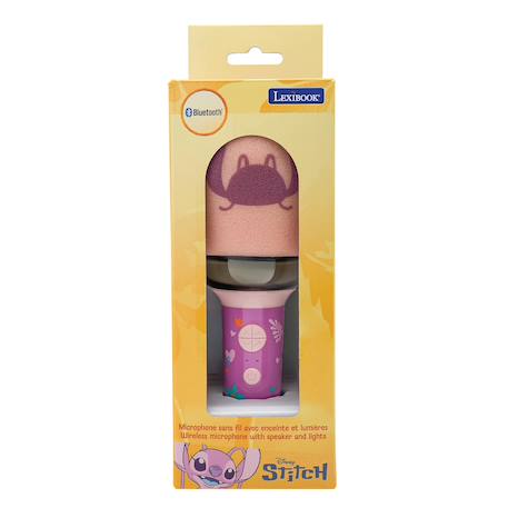 Karaoke microphone angel - microphone avec effets sonores et lumineux ROSE 3 - vertbaudet enfant 