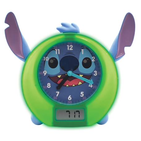 Mon compagnon de nuit éducatif Stitch - Réveil, coach du sommeil, veilleuse BLEU 2 - vertbaudet enfant 
