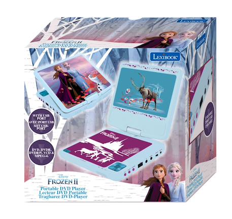Lecteur dvd portable 7' la reine des neige BLEU 4 - vertbaudet enfant 