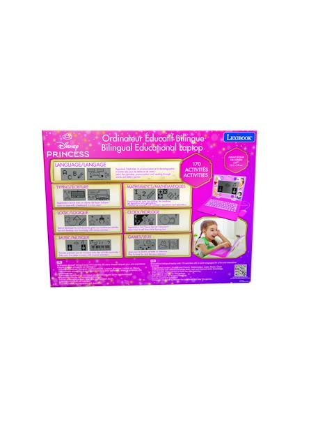 Ordinateur portable éducatif bilingue disney princesse (fr/en) ROSE 4 - vertbaudet enfant 