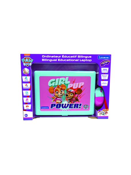 Ordinateur portable éducatif bilingue la pat patrouille girly (fr/en) ROSE 5 - vertbaudet enfant 