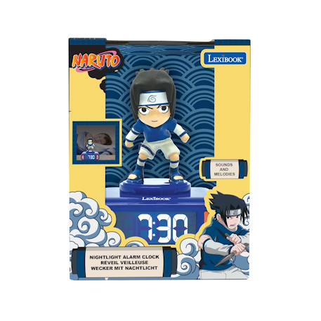 Réveil - veilleuse sasuke avec effets sonores BLEU 5 - vertbaudet enfant 