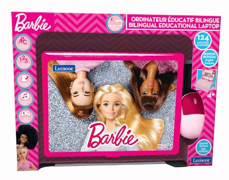 Ordinateur portable éducatif bilingue barbie (fr/en) ROSE 3 - vertbaudet enfant 