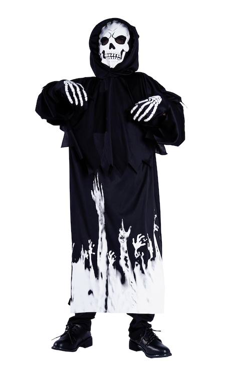 Déguisement enfant squelette phosphorescent Noir 1 - vertbaudet enfant 
