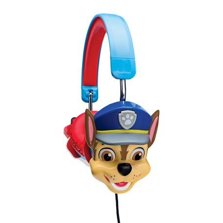 Casque stéréo filaire pliable avec limitation de volume d'écoute la pat ‘patrouille 3d BLEU 3 - vertbaudet enfant 