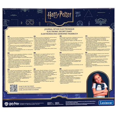 Journal intime électronique avec coffre-fort hedwige Harry Potter BLEU 3 - vertbaudet enfant 