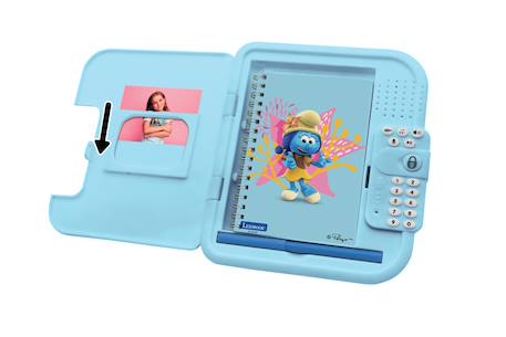 Journal intime électronique avec coffre-fort schtroumpfs BLEU 5 - vertbaudet enfant 