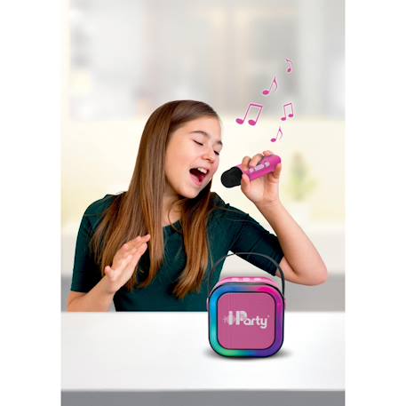 Enceinte karaoké portable avec 2 microphones sans fil ROSE 6 - vertbaudet enfant 